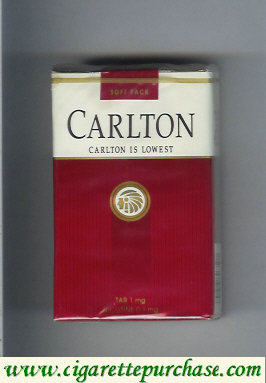 Carlton lowest cigarettes soft box